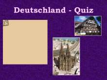 Deutschland - Quiz