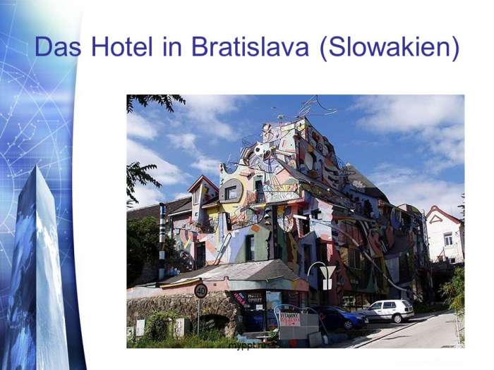 Das Hotel in Bratislava (Slowakien)