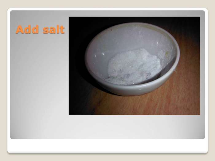 Add salt