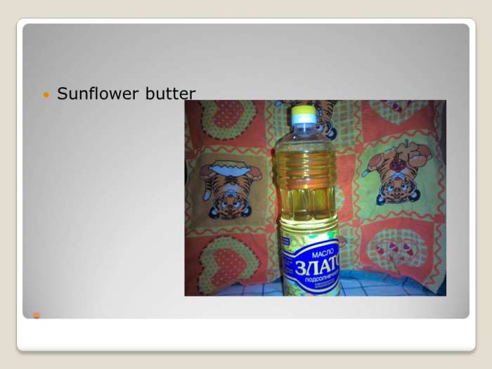 Sunflower butter